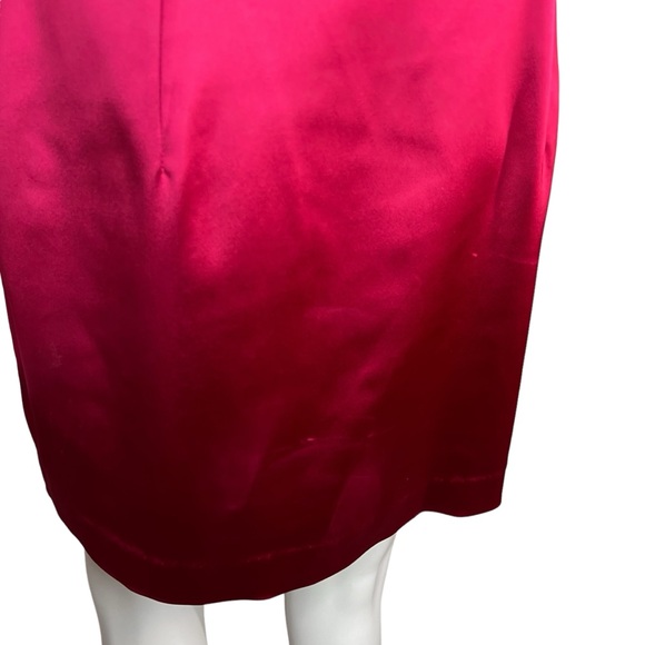 NWT House of Harlow 1960 Low Back Pink Satin Mini Dress 10 - Picture 6 of 11